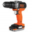 Аккумуляторная ударная дрель-шуруповерт BLACK&DECKER BDCHD12S1