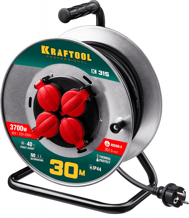 Удлинитель на катушке KRAFTOOL 55085-30_z01
