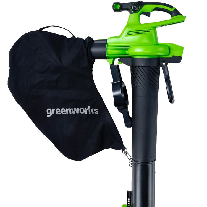 Воздуходув-Садовый Пылесос аккумуляторный Greenworks GD40BV, 40V, без АКБ и ЗУ (ex 24227)
