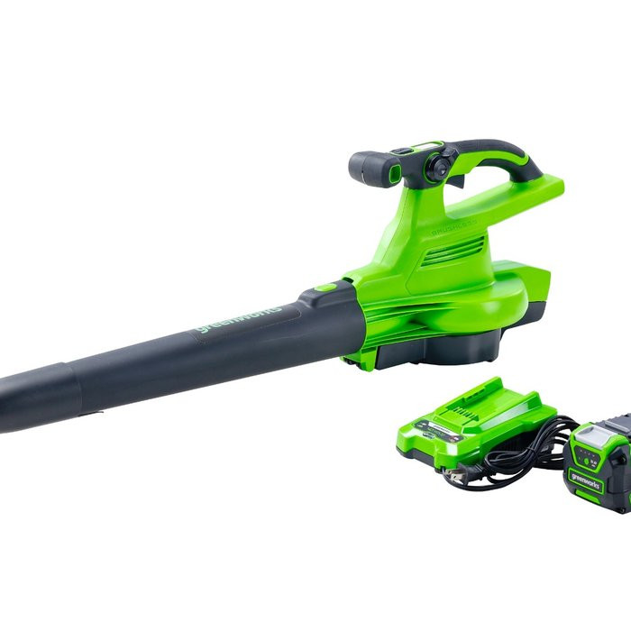 Воздуходув-Садовый Пылесос аккумуляторный Greenworks GD40BV, 40V, без АКБ и ЗУ (ex 24227)