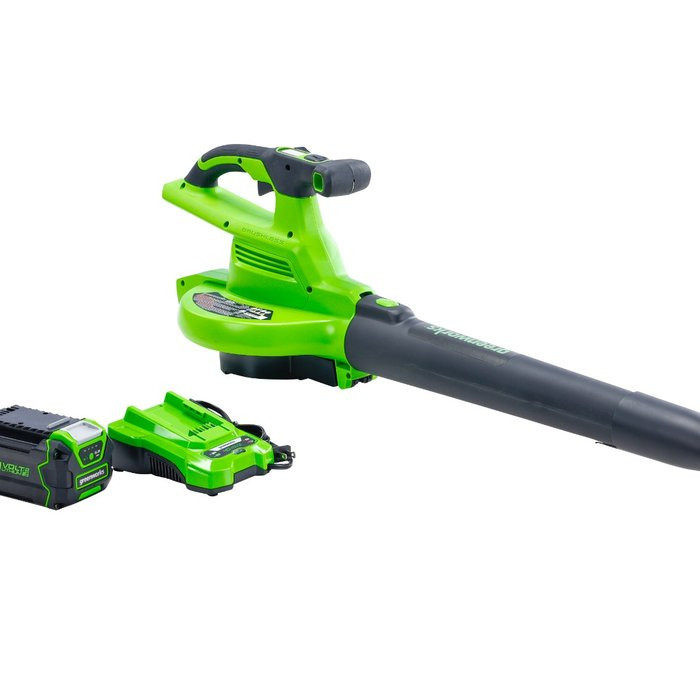 Воздуходув-Садовый Пылесос аккумуляторный Greenworks GD40BV, 40V, без АКБ и ЗУ (ex 24227)