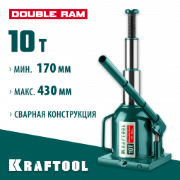 Домкрат гидравлический бутылочный KRAFTOOL 43463-10