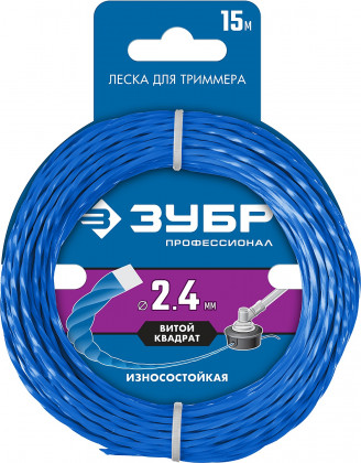 Леска для триммеров ЗУБР 71030-2.4