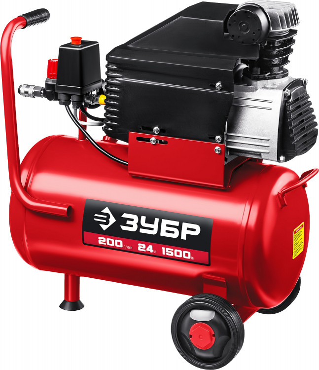 Компрессор воздушный ЗУБР КП-200-24