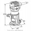 Фрезер MAKITA RT0700CX2