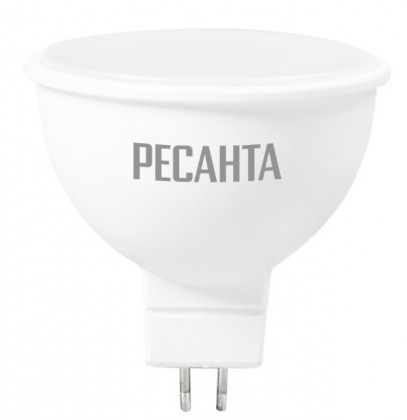 Лампа светодиодная РЕСАНТА LL-R-MR16-7W-230-3K-GU5.3 Лампа светодиодная РЕСАНТА LL-R-MR16-7W-230-3K-GU5.3