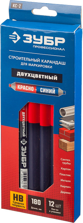 Карандаш строительный ЗУБР 06310