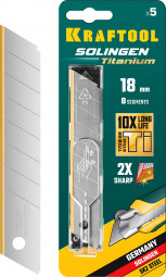 Лезвия сегментированные TiN SGT-18 KRAFTOOL 09605-TIN-18-S5_z02