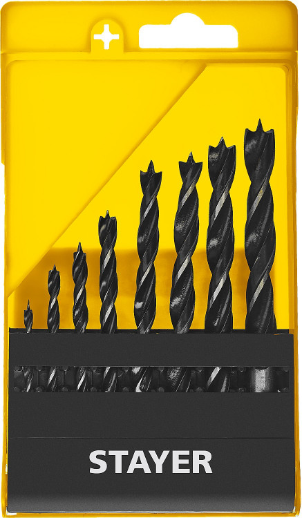 Набор спиральных сверл по дереву STAYER 2942-H8_z02