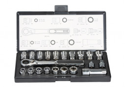 Набор головок с трещоткой MAKITA B-65604