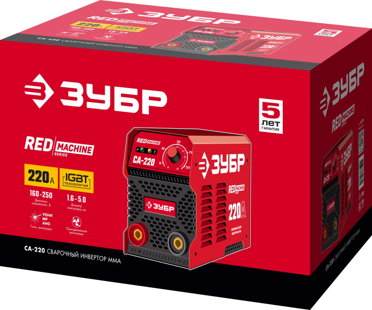 Сварочный инвертор ЗУБР СА-220