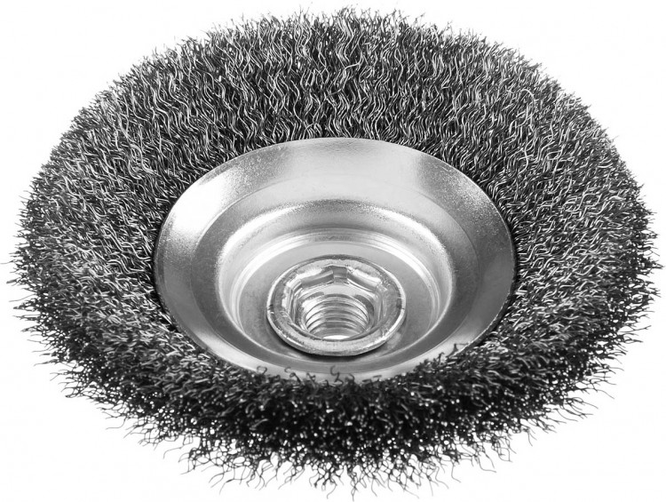 Щетка крацовка коническая для УШМ ЗУБР 35265-100_z02