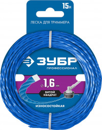 Леска для триммеров ЗУБР 71030-1.6