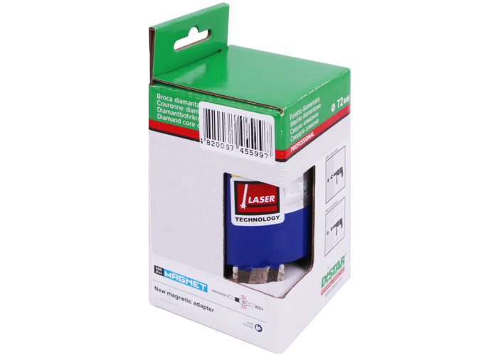 Алмазное сверло DISTAR DDS-W 72x65-4xМ16 T-Бетон / SDS+