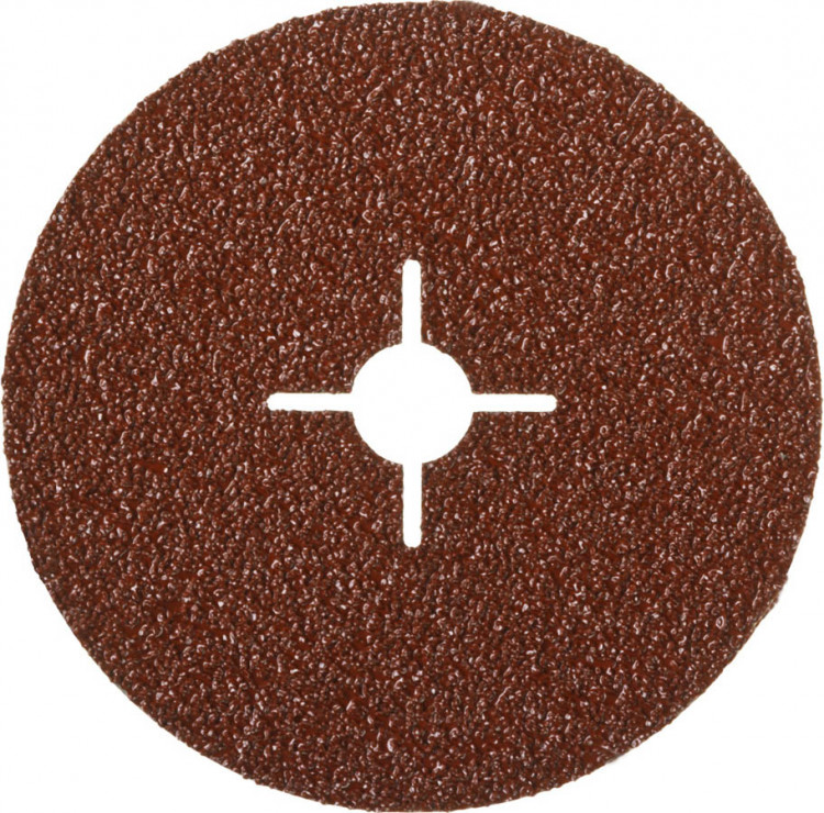 Круг шлифовальный фибровый для УШМ P24 ЗУБР P24 125х22 мм