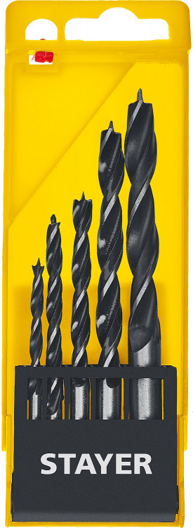 Набор спиральных сверл по дереву STAYER 2942-H5_z02