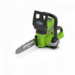 Цепная пила аккумуляторная GREENWORKS G24CS25, 24 В, 25см, c АКБ 4 Ач и ЗУ