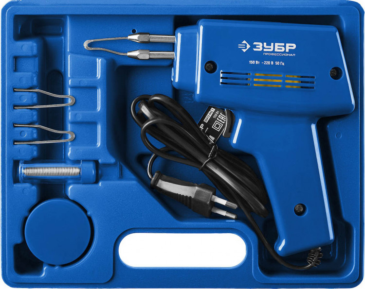 Набор для паяльных работ ЗУБР 55412-H4_z01 предназначен для работы с электронными платами при монтаже/демонтаже компонентов