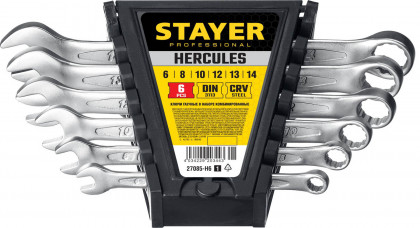 Набор комбинированных гаечных ключей HERCULES STAER 27085-H6_z01