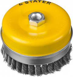 Щетка крацовка чашечная для УШМ STAYER 35137-120