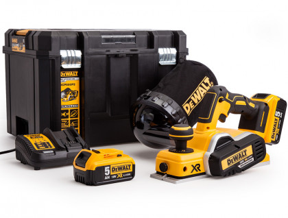 Аккумуляторный рубанок DeWALT DCP580P2