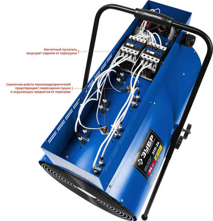 Тепловая пушка электрическая ЗУБР ЗТП-24