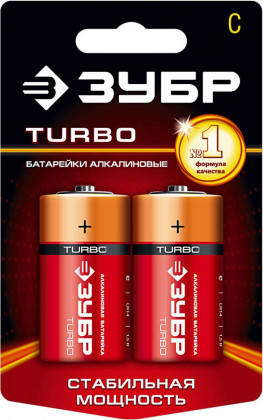 Батарейка алкалиновая TURBO 59215-2C применяется в качестве источника энергии