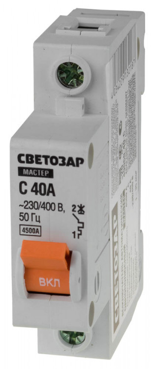 Автоматический выключатель 1-полюсный, 49060-40-C