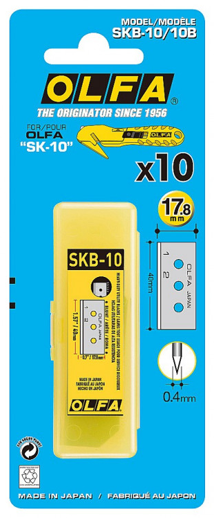 Сменное лезвие OLFA OL-SKB-10/10B