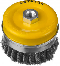 Щетка крацовка чашечная для УШМ STAYER 35137-100