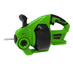Трос сантехнический аккумуляторный Greenworks 24V, без АКБ и ЗУ