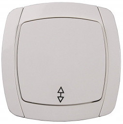 Проходной одноклавишный выключатель СВЕТОЗАР CITY LIGHT SV-54237-B