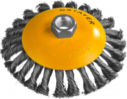 Щетка крацовка коническая для УШМ STAYER 35135-125