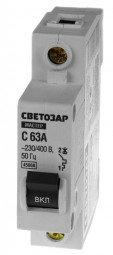 Автоматический выключатель СВЕТОЗАР, 49060-63-C