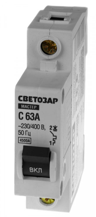 Автоматический выключатель СВЕТОЗАР, 49060-63-C