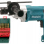 Дрель MAKITA DP4010 + набор сверл