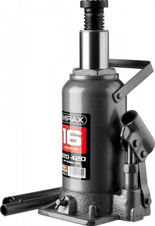 Домкрат гидравлический бутылочный MIRAX 43260-16