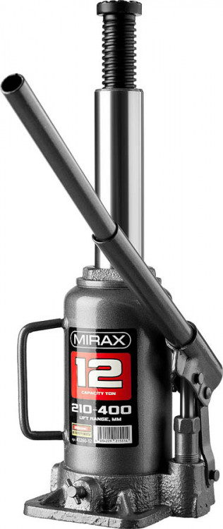 Домкрат гидравлический бутылочный MIRAX 43260-12