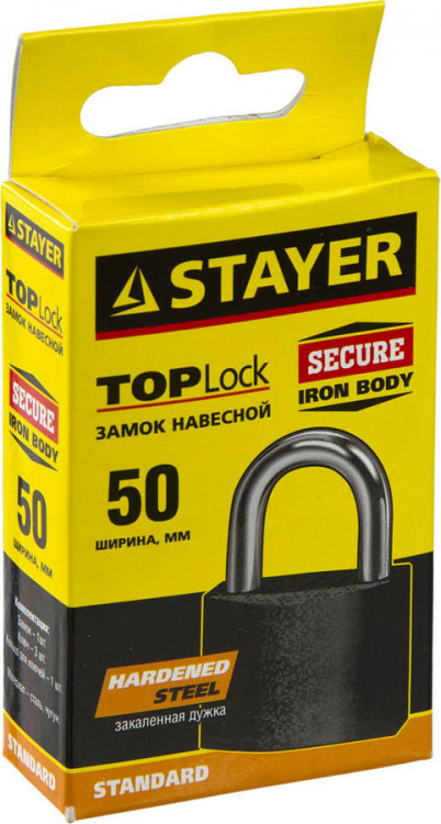 Навесной замок STAYER 37160-50
