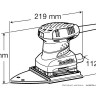 Вибрационная шлифмашина MAKITA BO4565 + кейс 824562-2