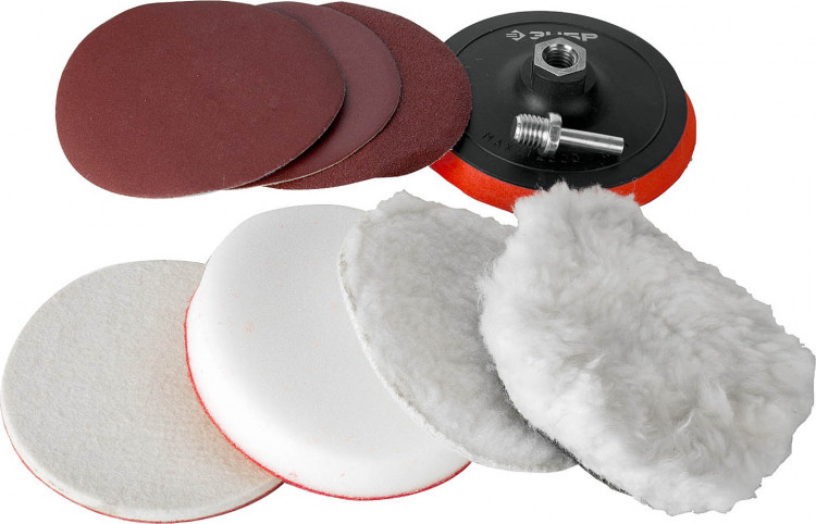 Набор полировальных насадок ЗУБР 3591-125-H7