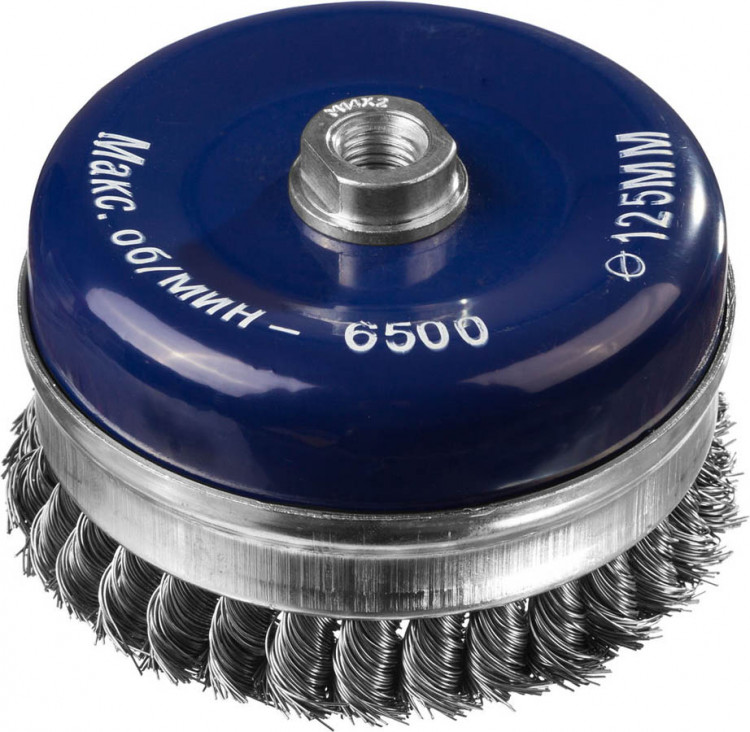 Щетка крацовка чашечная для УШМ DEXX 35106-125