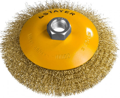 Щетка крацовка коническая для УШМ STAYER 35133-125