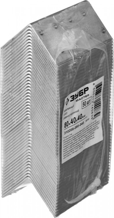 Угол крепежный асимметричный ЗУБР 310205-080-040