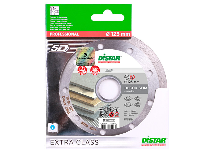 Алмазный диск DISTAR 1A1R 125 Decor Slim