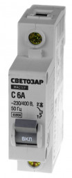Автоматический выключатель СВЕТОЗАР, 49060-06-C
