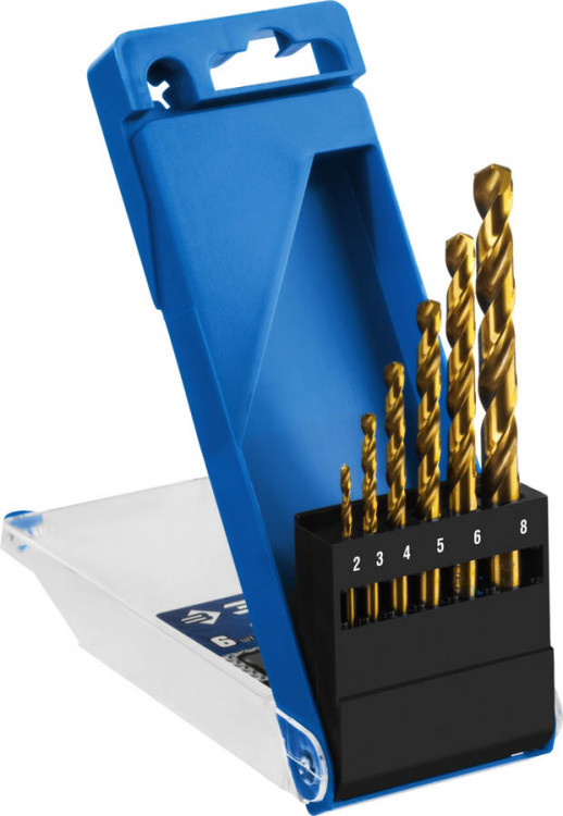 Набор сверл по металлу ЗУБР 29615-H6