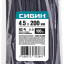 Хомуты нейлоновые черные СИБИН 3788-45-200
