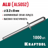 Алюминиевые заклепки KRAFTOOL 311701-32-08