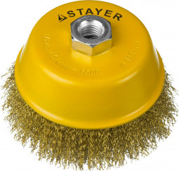 Щетка крацовка чашечная для УШМ STAYER 35125-125